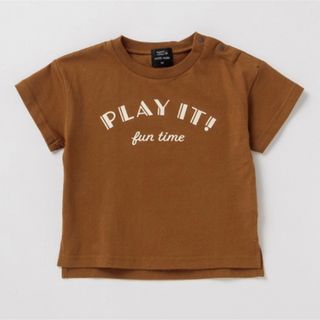 プティマイン(petit main)のプティマイン　オーガビッツプリントTシャツ(Tシャツ/カットソー)