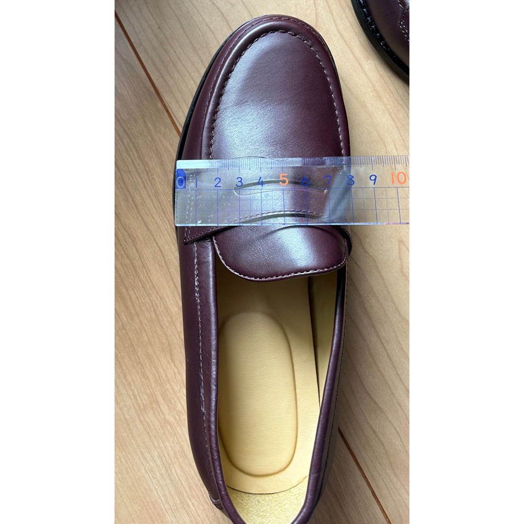 MUJI (無印良品)(ムジルシリョウヒン)の無印良品　ローファー　24.5cm 茶色 レディースの靴/シューズ(ローファー/革靴)の商品写真