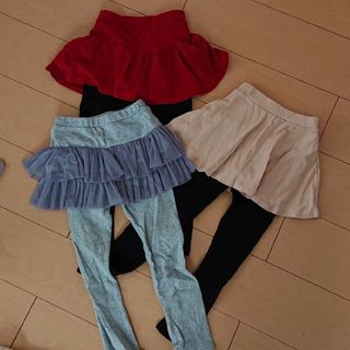 【ever closet】10分丈 スカッツ 120cm 3点(パンツ/スパッツ)