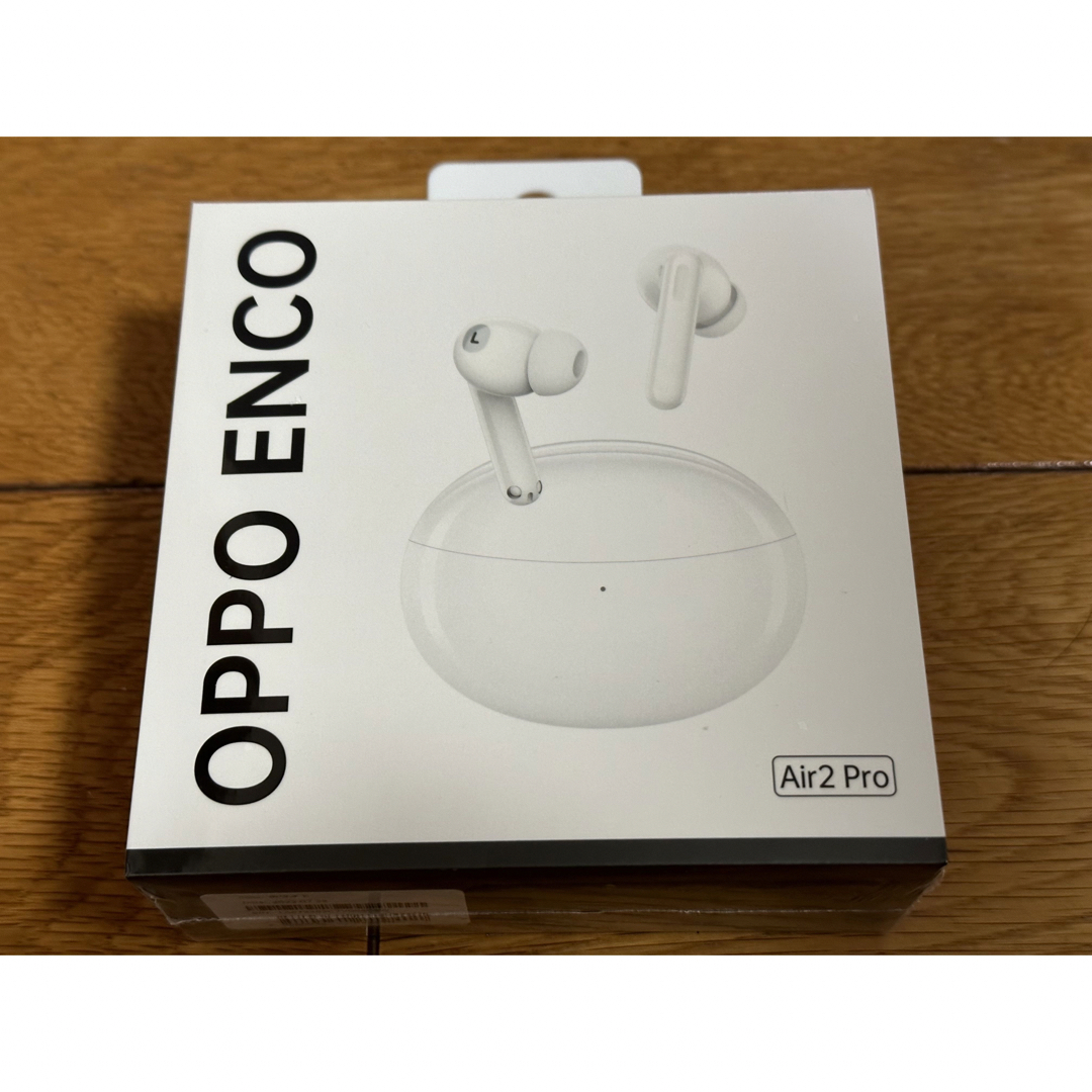OPPO(オッポ)の【新品未開封】OPPO ENCO AIR2 PRO White  スマホ/家電/カメラのオーディオ機器(ヘッドフォン/イヤフォン)の商品写真