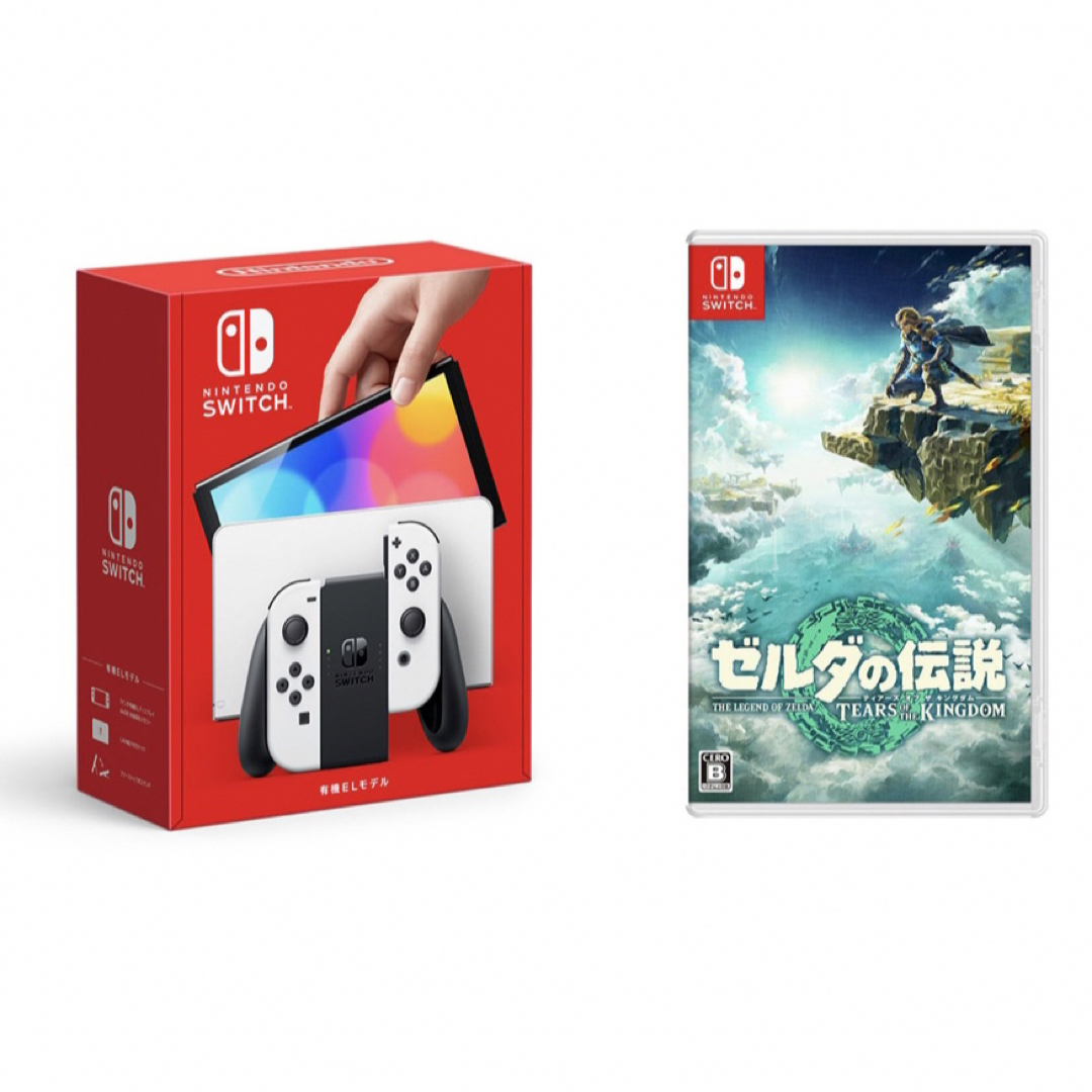 スイッチ本体有機ELモデル+ゼルダの伝説 ティアーズ オブ ザ