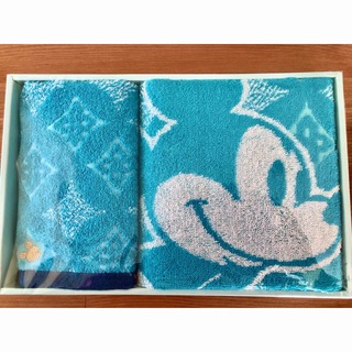 【新品】ミッキーマウス　タオル2枚セット(タオル/バス用品)