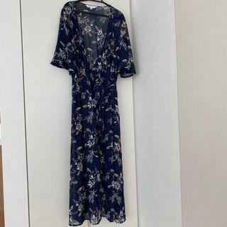 マウジー(moussy)のmoussy 美品　2way ロングカーデにも、ワンピースにも　羽織りにどうぞ(カーディガン)