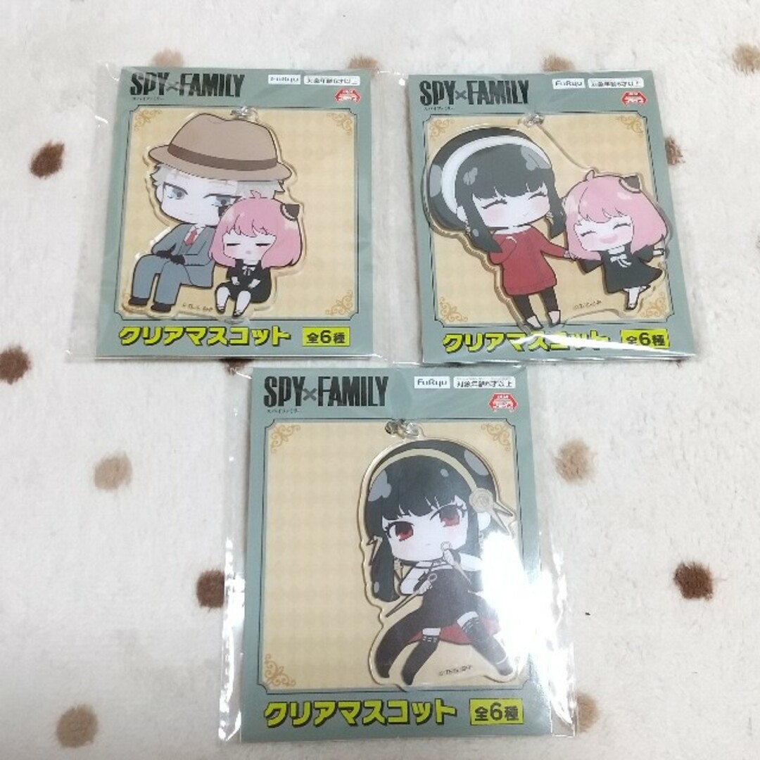 SPY×FAMILY スパイファミリー クリアマスコット アクリルキーホルダー エンタメ/ホビーのアニメグッズ(キーホルダー)の商品写真