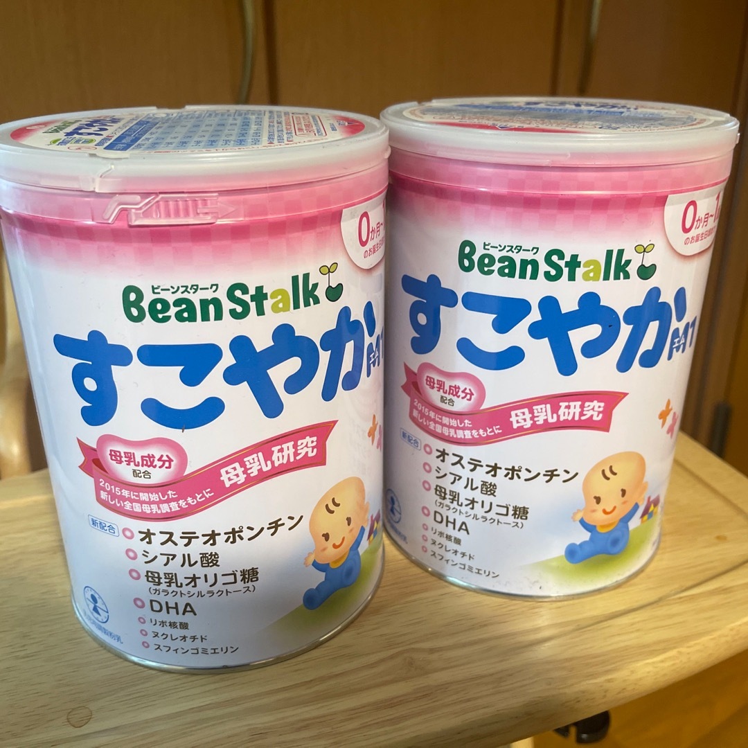 Bean Stalk Snow(ユキジルシビーンスターク)の雪印　ビーンスターク　すこやかM1 800g×2缶 キッズ/ベビー/マタニティの授乳/お食事用品(その他)の商品写真