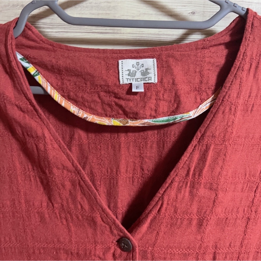 titicaca(チチカカ)のチチカカ　ロングワンピース　カーディガン　羽織り レディースのトップス(カーディガン)の商品写真