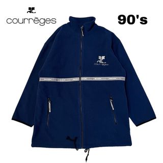 【レア】courregesクレージュジップアップジャケットスウェット