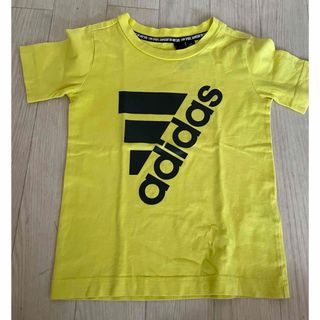 アディダス(adidas)のアディダス　黄色　イエロー　Tシャツ　110(Tシャツ/カットソー)