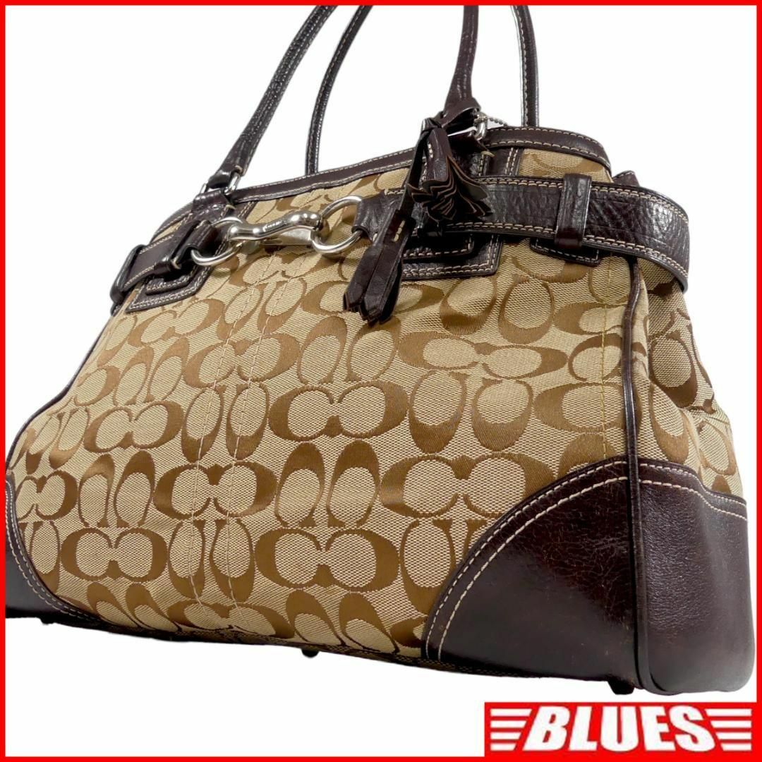 ハンドバッグ COACH コーチ レザー レディース シグネチャー JJ366