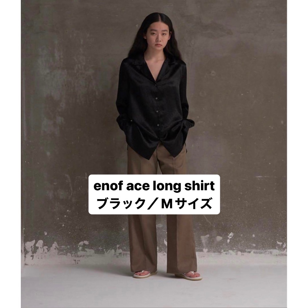 トップス ace long shirts enof black ace long sleeve shirt｜ENOF(イナフ)公式通販