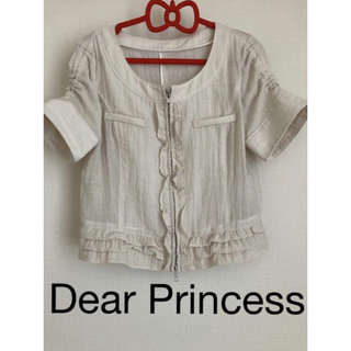ディアプリンセス(Dear Princess)のDear Princess日本製半袖　トップ　ブラウス　夏服シャツ M サイズ(シャツ/ブラウス(半袖/袖なし))