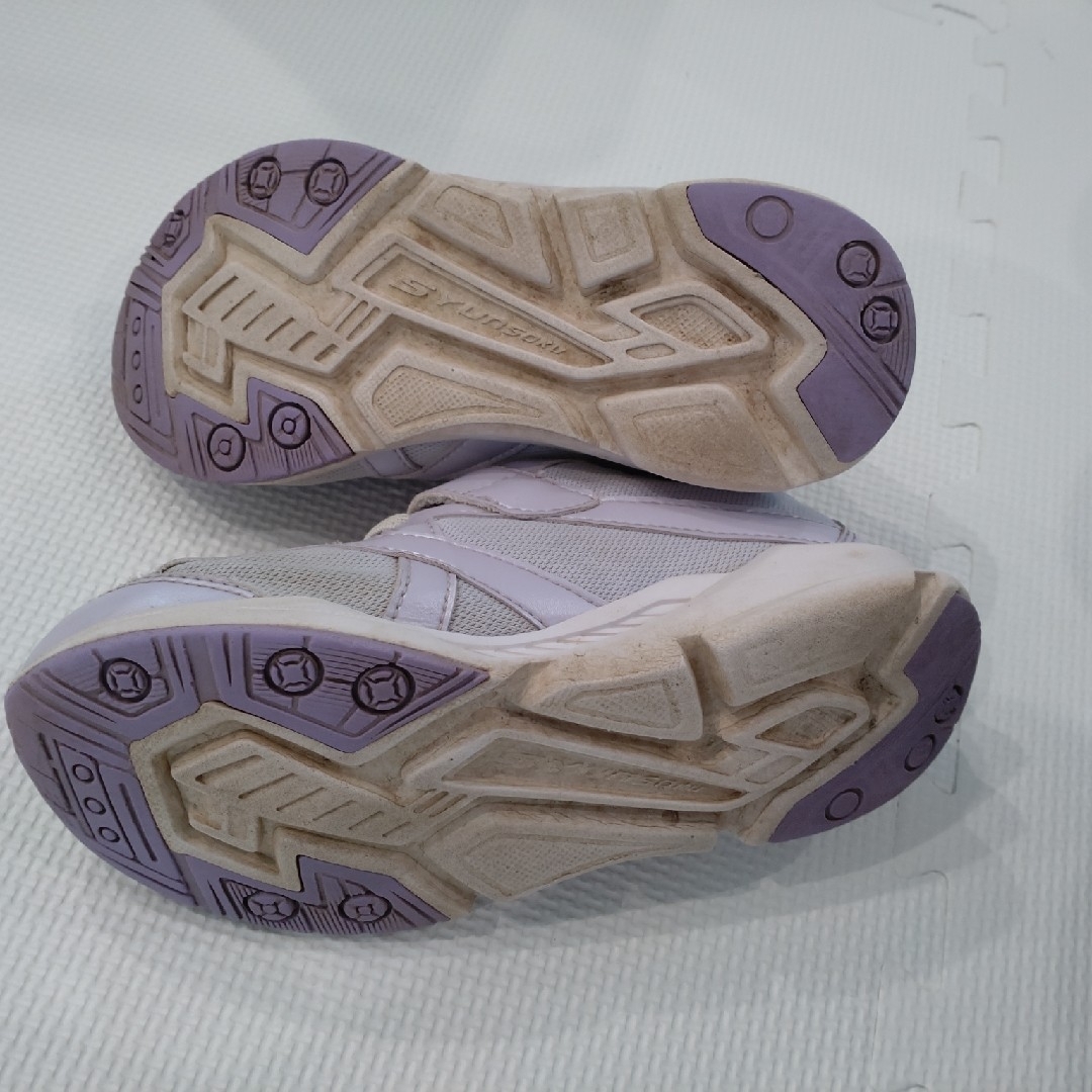 SYUNSOKU（ACHILESS）(シュンソク)の瞬足21㎝EEE 幅広のはきやすい２足セット キッズ/ベビー/マタニティのキッズ靴/シューズ(15cm~)(スニーカー)の商品写真