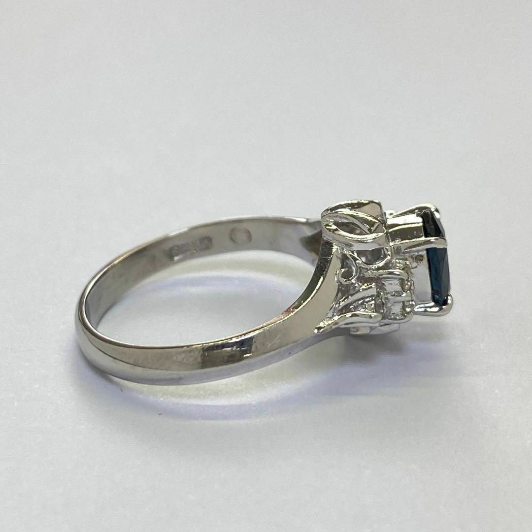 Pt900　三越　高品質サファイアリング　0.91ct　プラチナ　サファイヤ