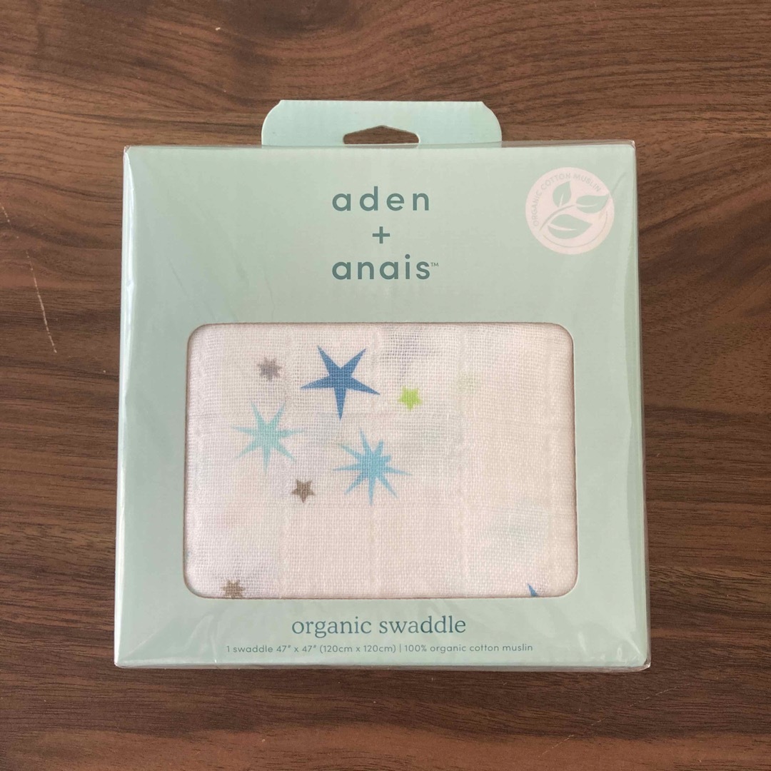 aden+anais(エイデンアンドアネイ)のaden+anais おくるみ キッズ/ベビー/マタニティの寝具/家具(タオルケット)の商品写真