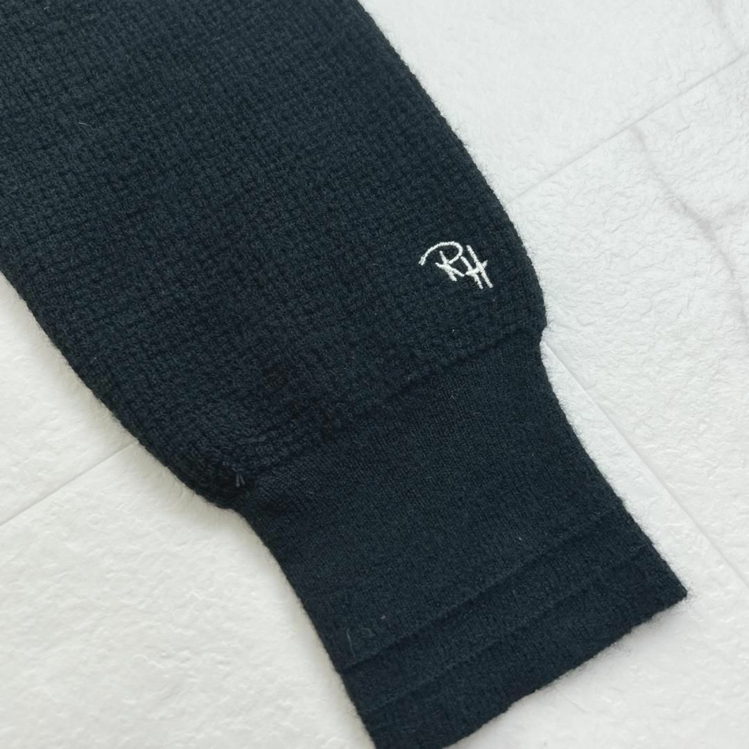Ron Herman ロンハーマン カシミヤ100% リブニット 刺繍S