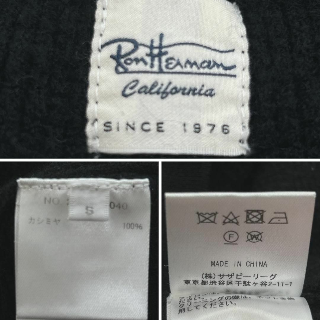 Ron Herman - Ron Herman ロンハーマン カシミヤ100% リブニット 刺繍S