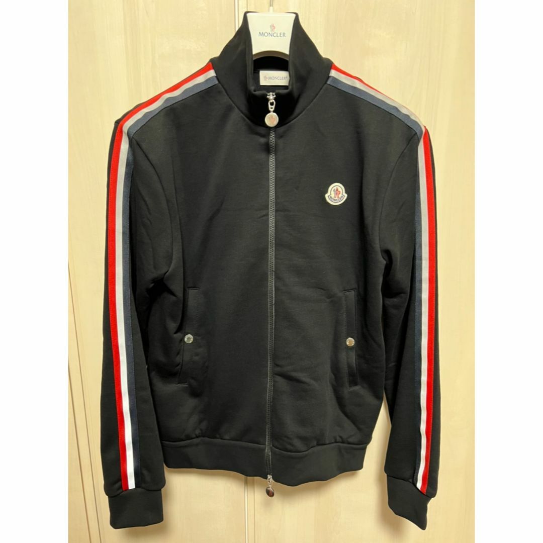 MONCLER ☆新品・本物保証☆MONCLER トラックジャケット ジャージ上着 L 黒色の通販 by M_Boutique アウトレットストア｜ モンクレールならラクマ