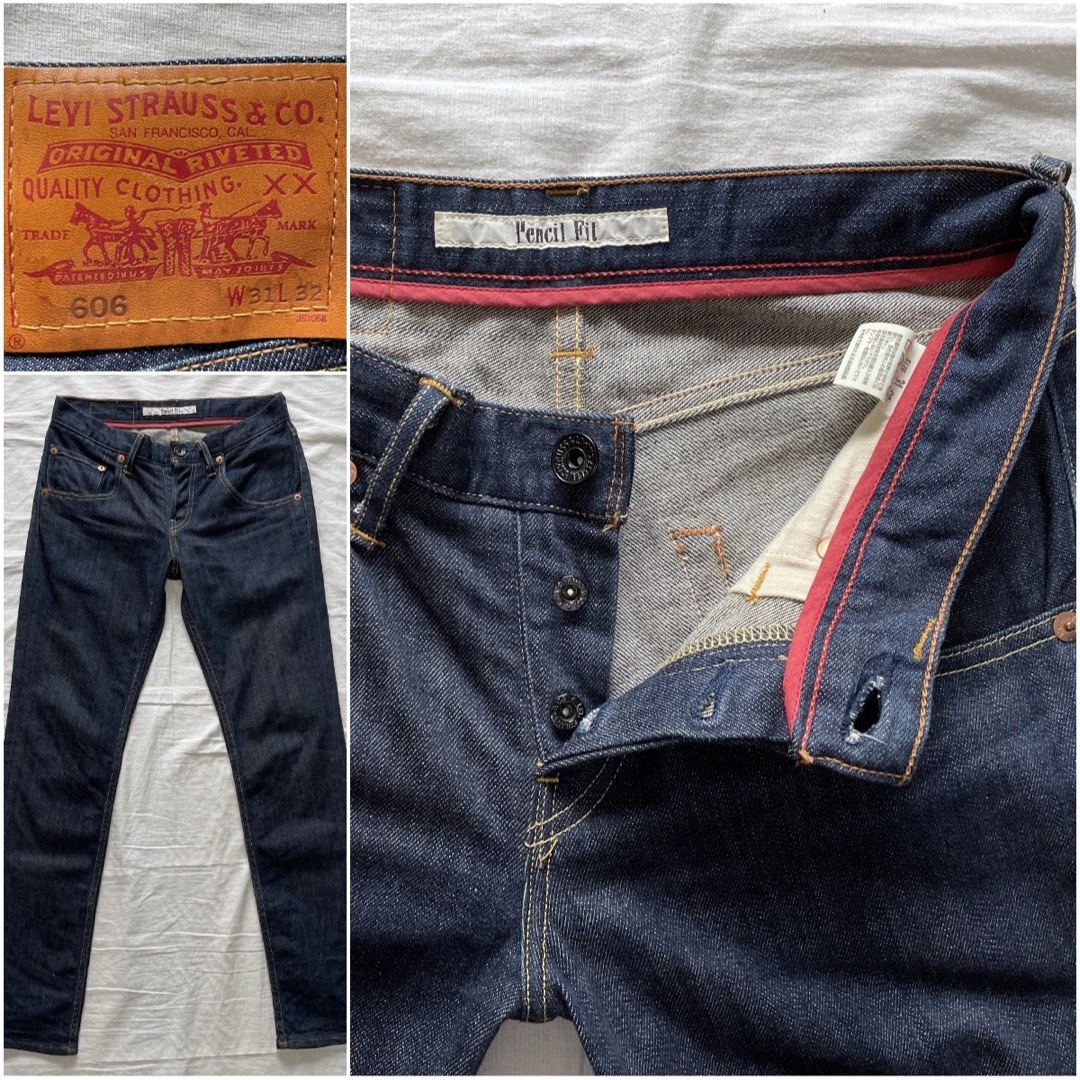 Levi's - 日本製 Levi's 606 ペンシルフィット w31 スリム Levi's - 日本製 Levi's 606 ペンシルフィット w31 スリム