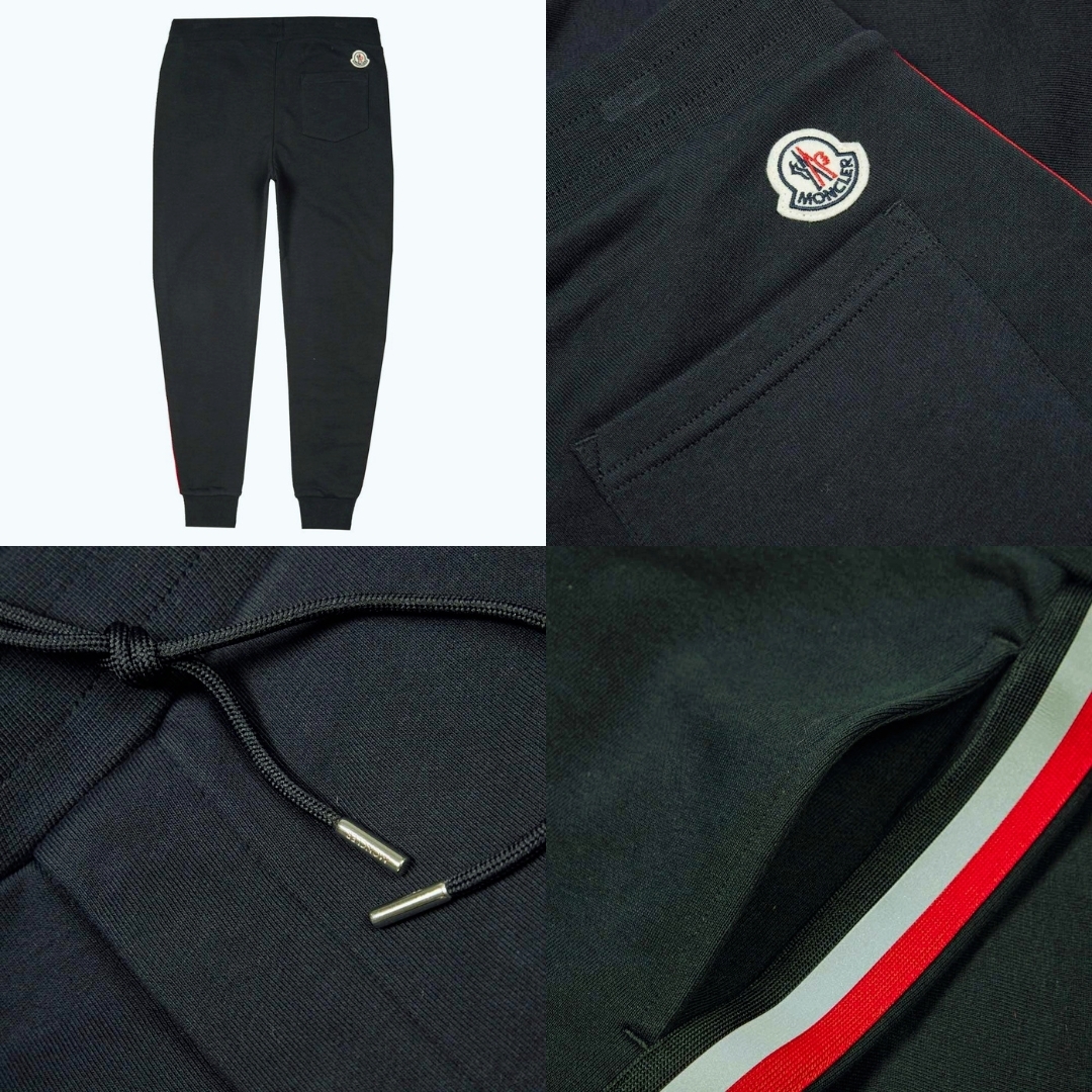 ☆未使用・本物保証☆MONCLER トラックジャージ 上下セット M ブラック