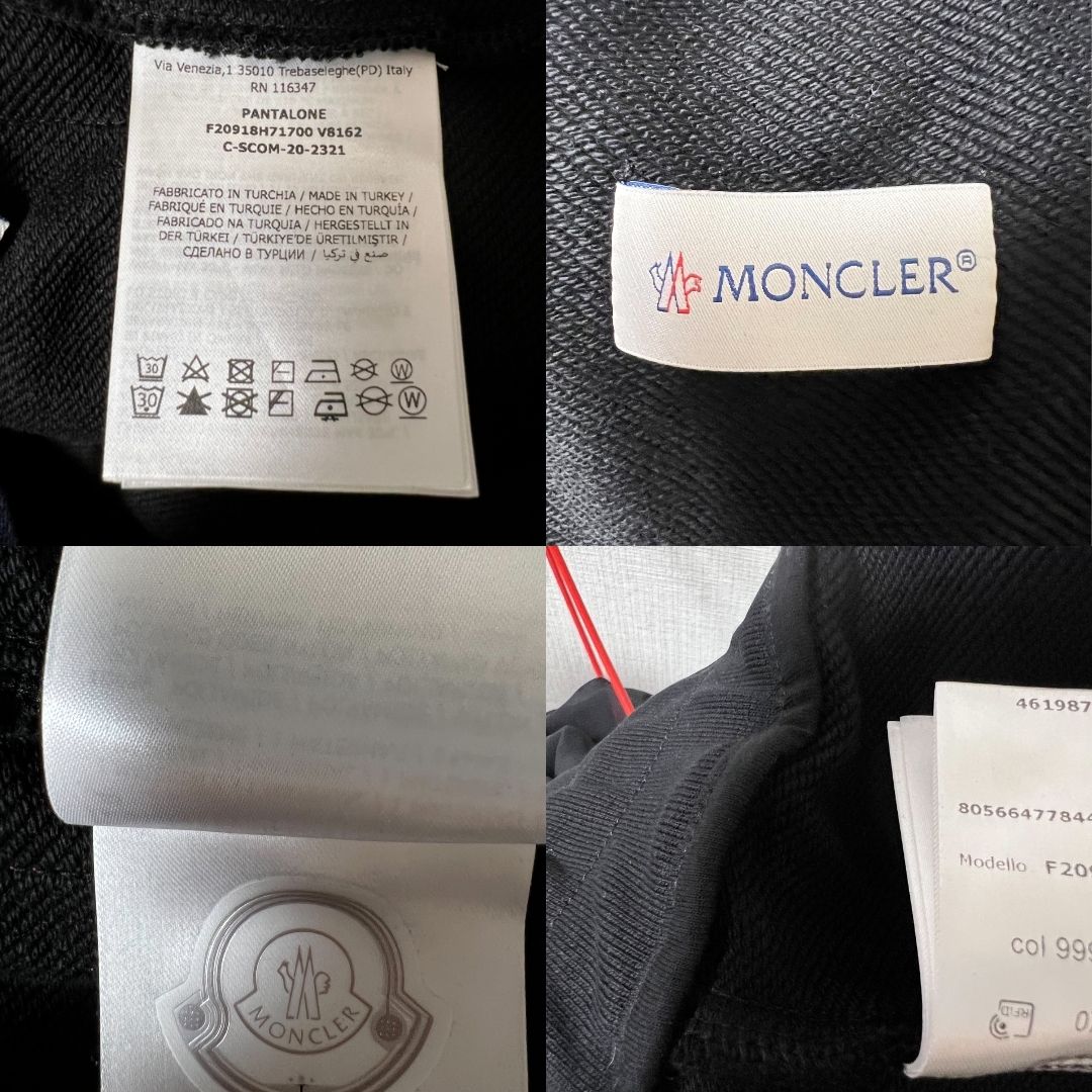 ☆未使用・本物保証☆MONCLER トラックジャージ 上下セット M ブラック