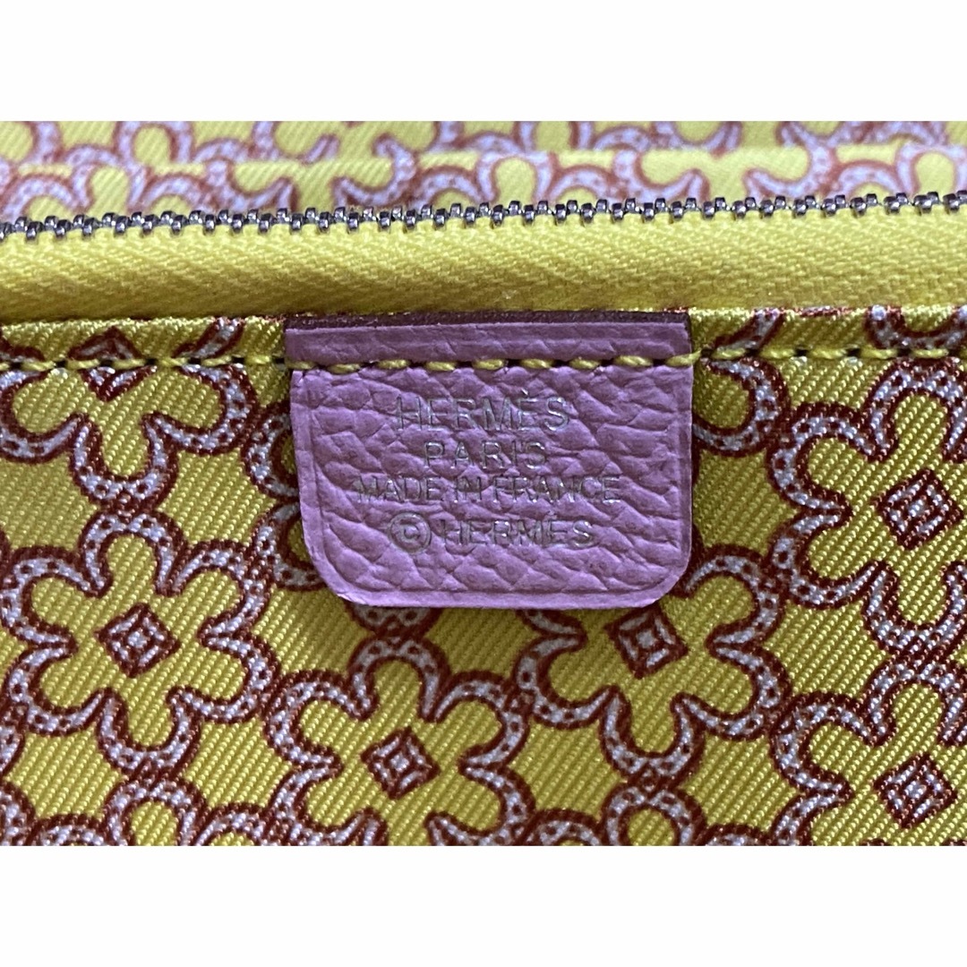 HERMES エルメス アザップ シルクイン ロング/ピンク◇ラッキーデイジー メンズのファッション小物(長財布)の商品写真