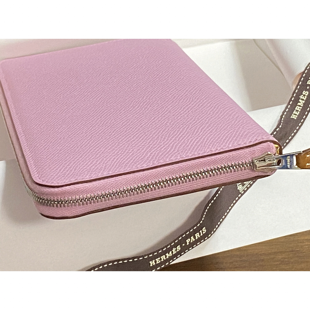 HERMES エルメス アザップ シルクイン ロング/ピンク◇ラッキーデイジー メンズのファッション小物(長財布)の商品写真