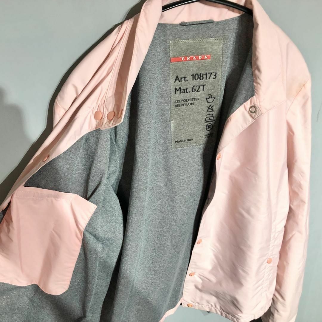 PRADAプラダ ナイロンブルゾン ピンク | skisharp.com