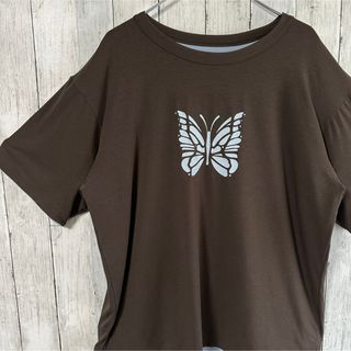 ニードルス Tシャツ・カットソー(メンズ)(ブラウン/茶色系)の通販 7