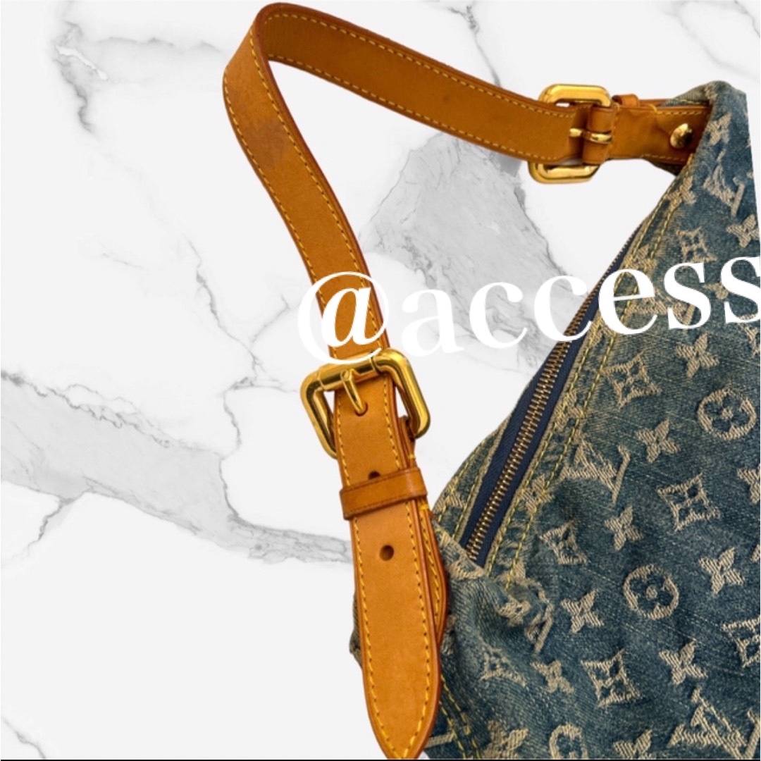 LOUIS VUITTON★モノグラムデニム★バギーGM ショルダーバッグ