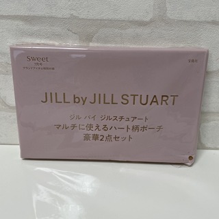 ジルバイジルスチュアート(JILL by JILLSTUART)のsweet 7月号　付録ジル バイ ジルスチュアート　ハート柄ポーチ(ポーチ)