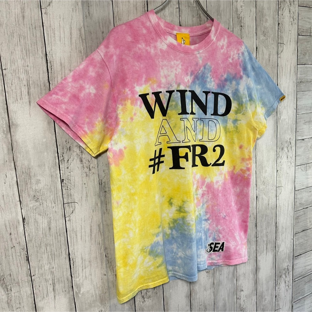 FR2 - FR2×WIND AND SEA コラボ Tシャツ 刺繍ロゴ タイダイ デカロゴの ...