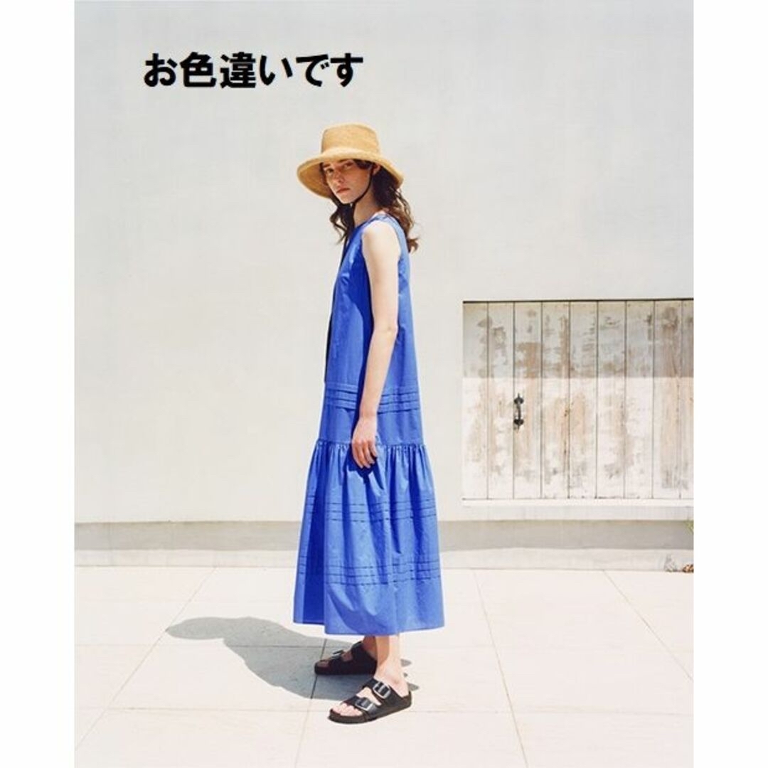 UNITED ARROWS◇Cotton Silk Dress　マキシワンピ