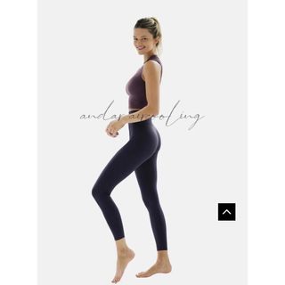 ルルレモン(lululemon)のandar エアクーリング レギンス 9分丈 4/M(レギンス/スパッツ)