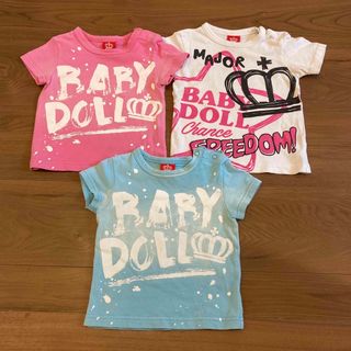 ベビードール(BABYDOLL)のBABYDOLL 半袖Tシャツ 80 3点セット(Ｔシャツ)