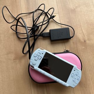 ソニー(SONY)のPSP 中古　本体　ミントグリーン(携帯用ゲーム機本体)