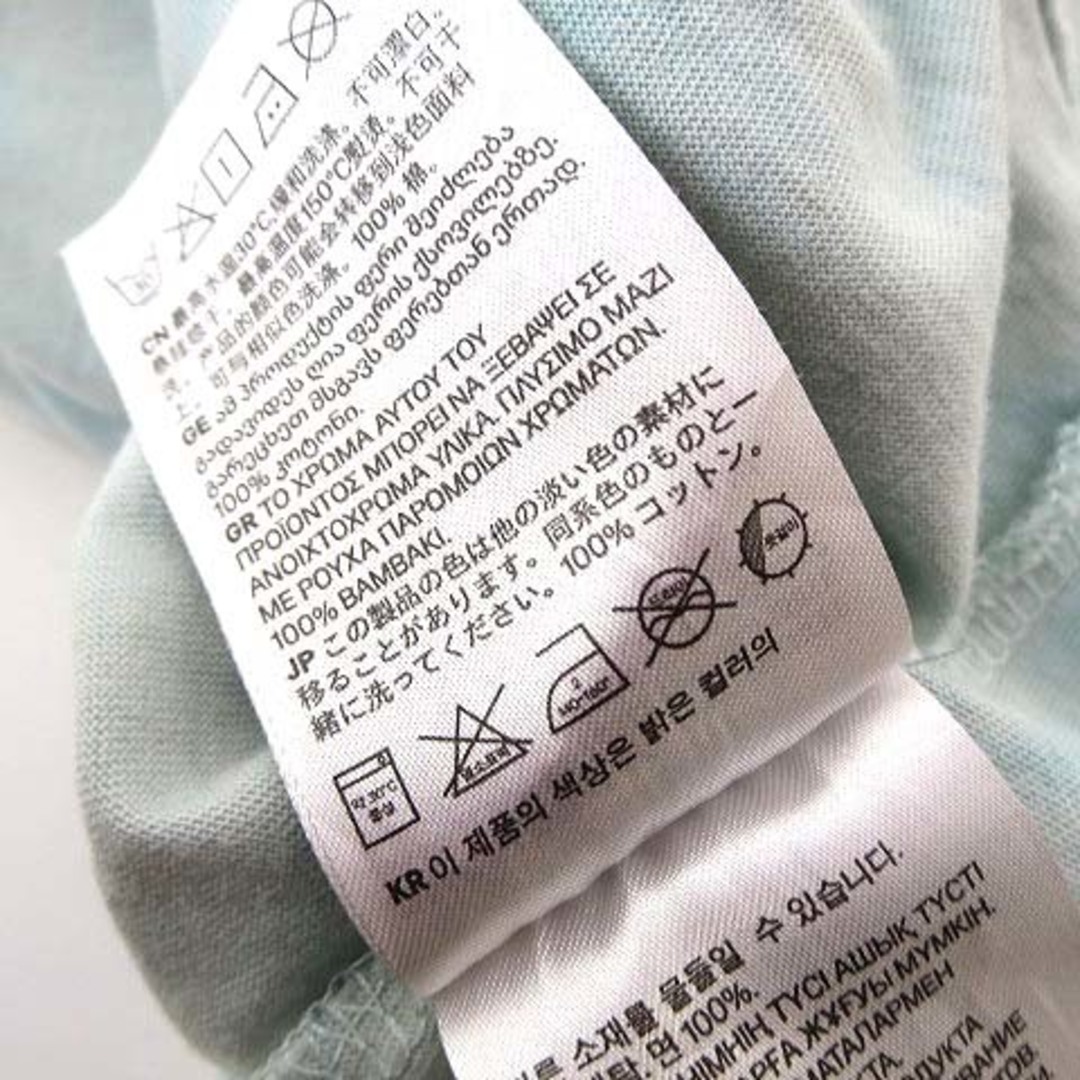 H&M(エイチアンドエム)のエイチ&エム Tシャツ カットソー タイダイ イラスト ロゴ半袖XSライトブルー メンズのトップス(Tシャツ/カットソー(半袖/袖なし))の商品写真