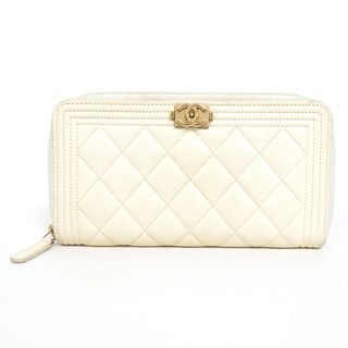 シャネル ボーイシャネル 財布(レディース)(ホワイト/白色系)の通販
