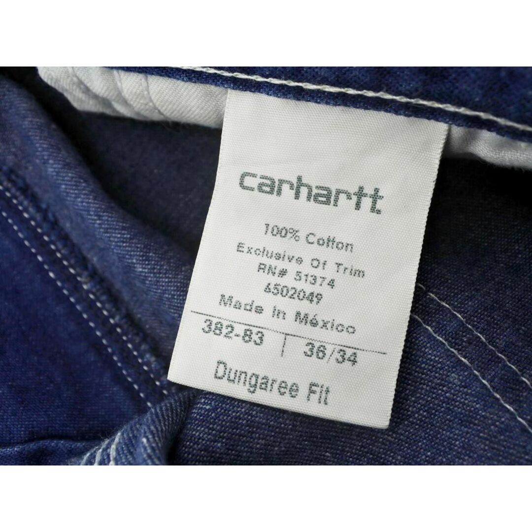 ワンポイント無地生産国カーハート Carhartt Dungaree Fit デニム ペインターパンツ メンズw32 /eaa310138