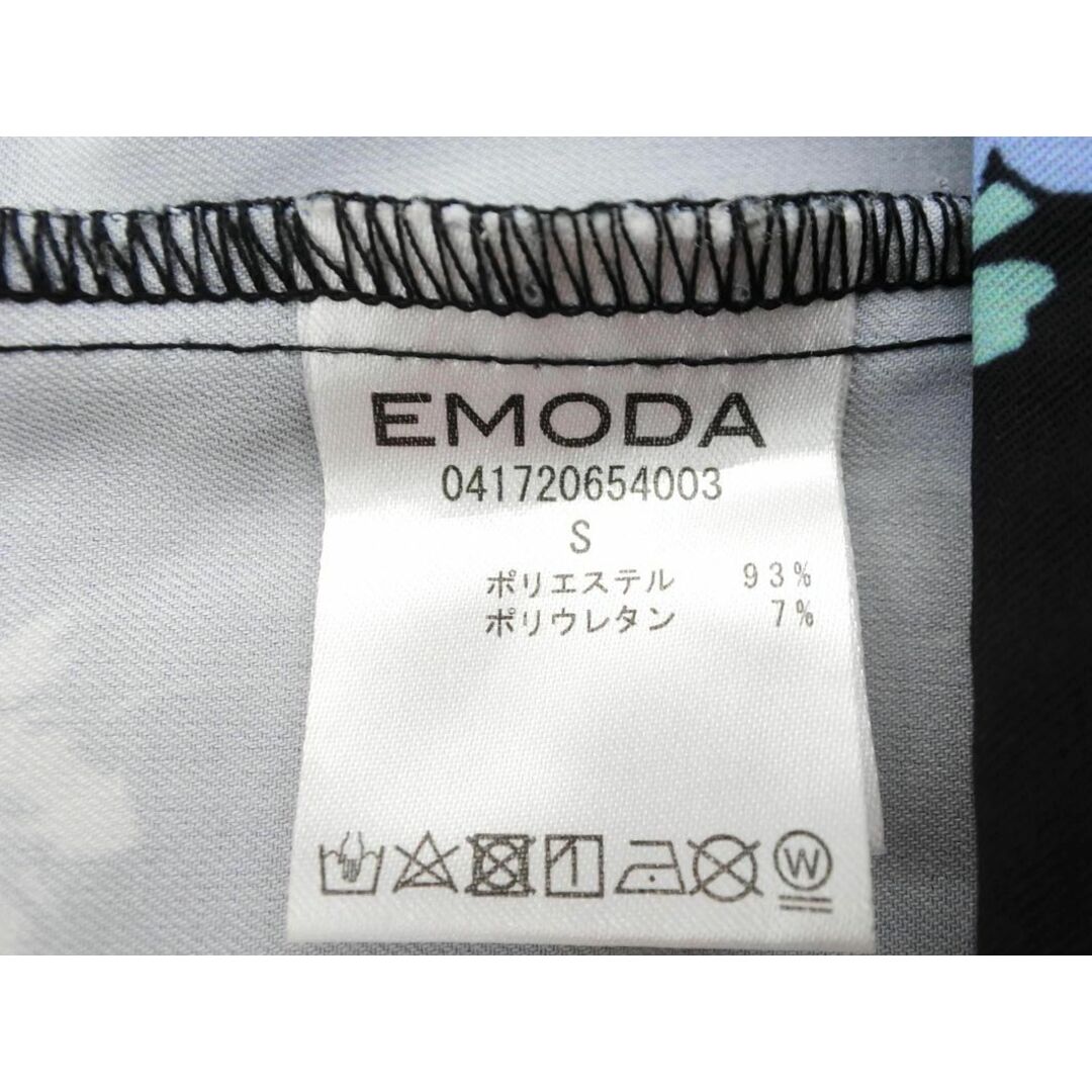 EMODA(エモダ)のEMODA エモダ 花柄 ブラウス シャツ sizeS/黒 ■◆ レディース レディースのトップス(シャツ/ブラウス(長袖/七分))の商品写真