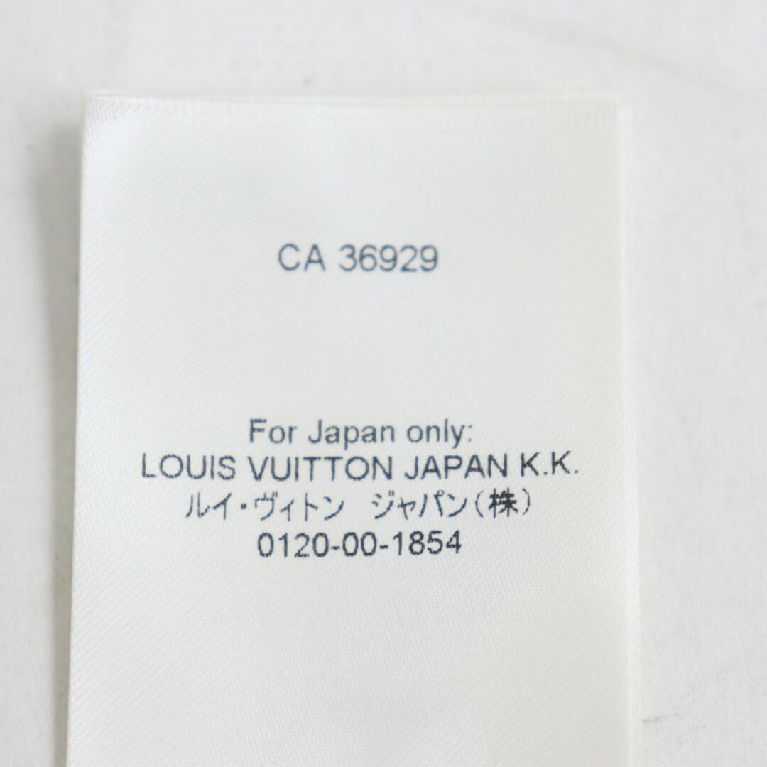 LOUIS VUITTON(ルイヴィトン)の極美品●22SS ルイヴィトン 1A5VIZ ステープルズエディション インサイドアウト 裏起毛 プルオーバースウェットパーカー 白 S 伊製 正規 メンズのトップス(パーカー)の商品写真