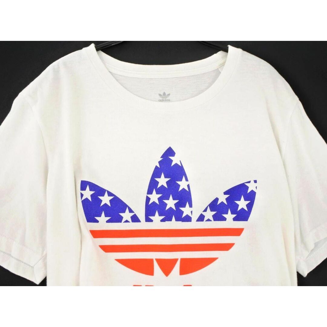 adidas(アディダス)のadidas originals アディダスオリジナルス トレフォイルロゴ プリント Tシャツ sizeS/白 ■◆ メンズ メンズのトップス(Tシャツ/カットソー(半袖/袖なし))の商品写真