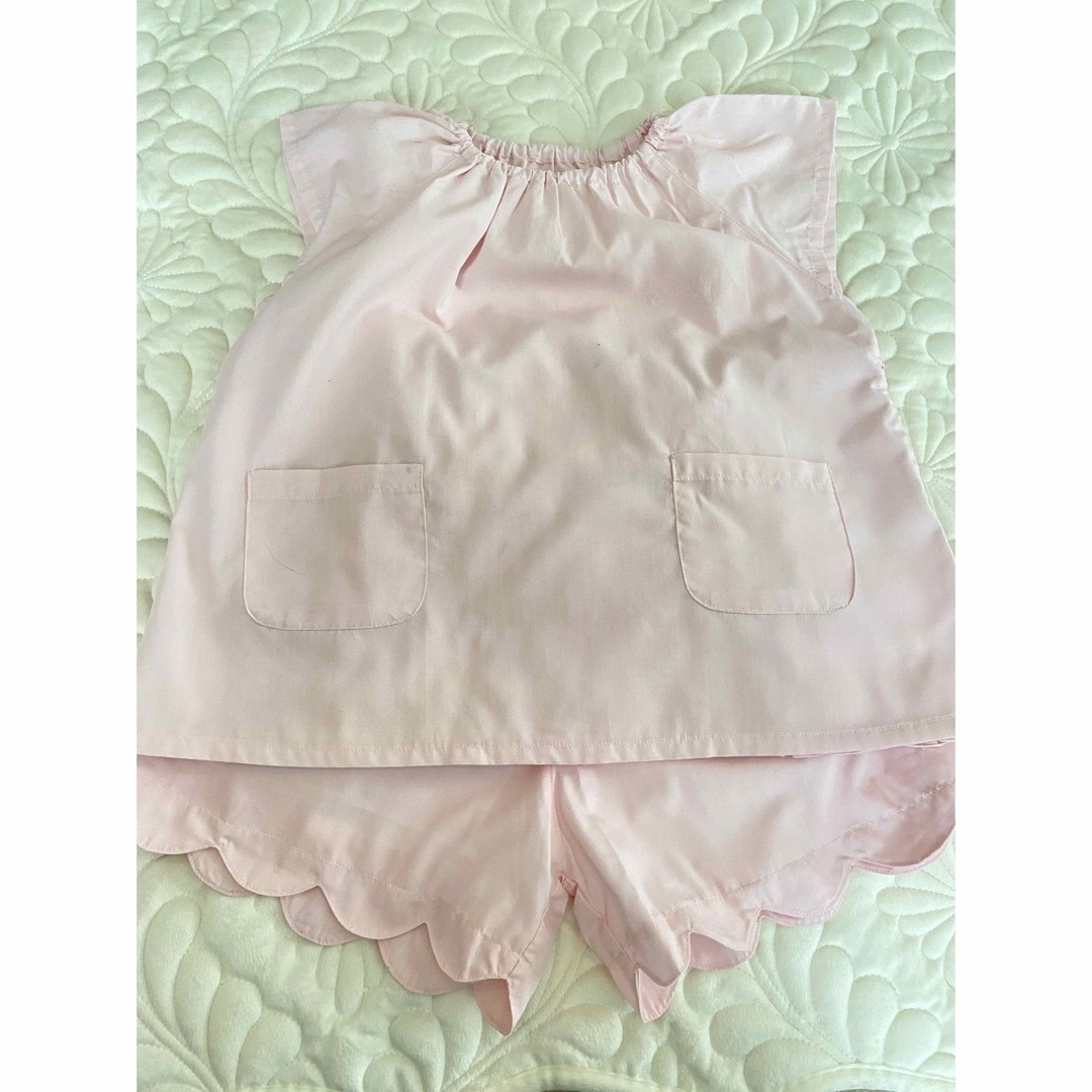 幼稚園スモック　セットアップ キッズ/ベビー/マタニティのキッズ服女の子用(90cm~)(その他)の商品写真