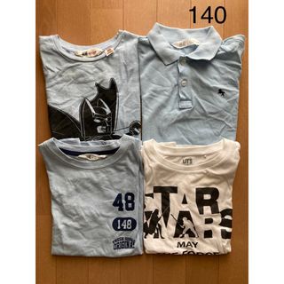 エイチアンドエム(H&M)のH&M ユニクロ UT キッズ 半袖 Tシャツ 4枚セット 140(Tシャツ/カットソー)