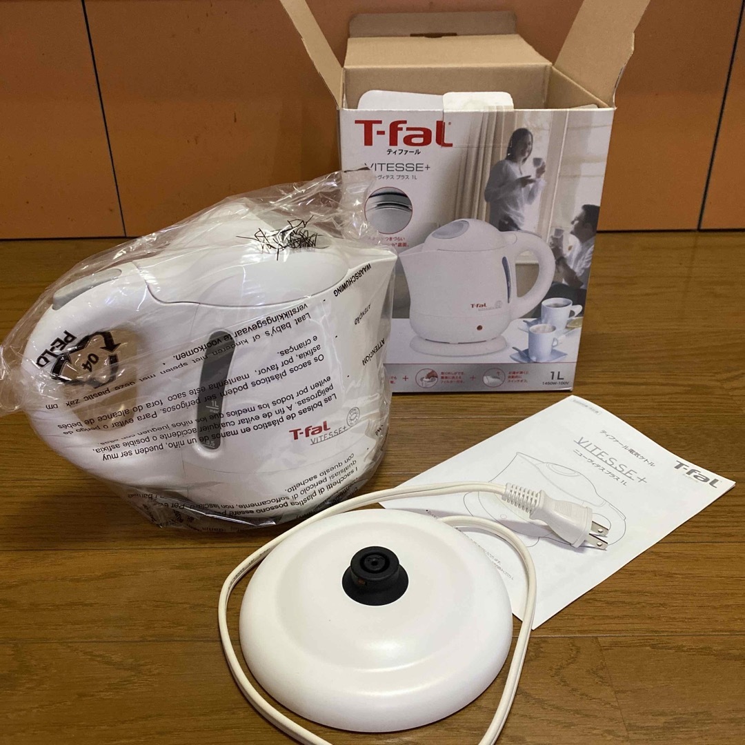 T-fal(ティファール)の未使用！ティファール　ニューヴィテス　プラス　１Ｌ スマホ/家電/カメラの生活家電(電気ケトル)の商品写真