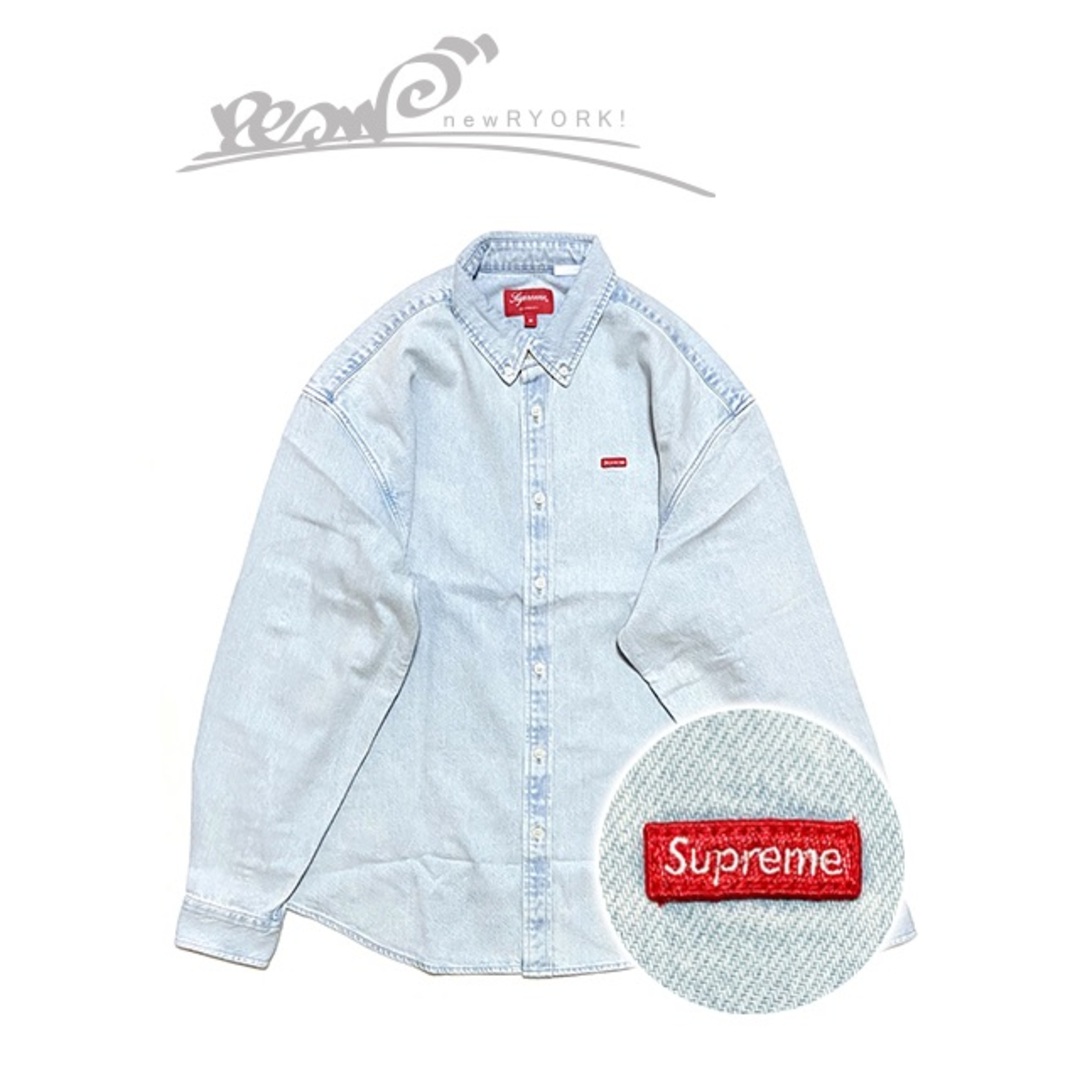 Supreme - シュプリームスモールボックスロゴデニムシャツ se1078r の