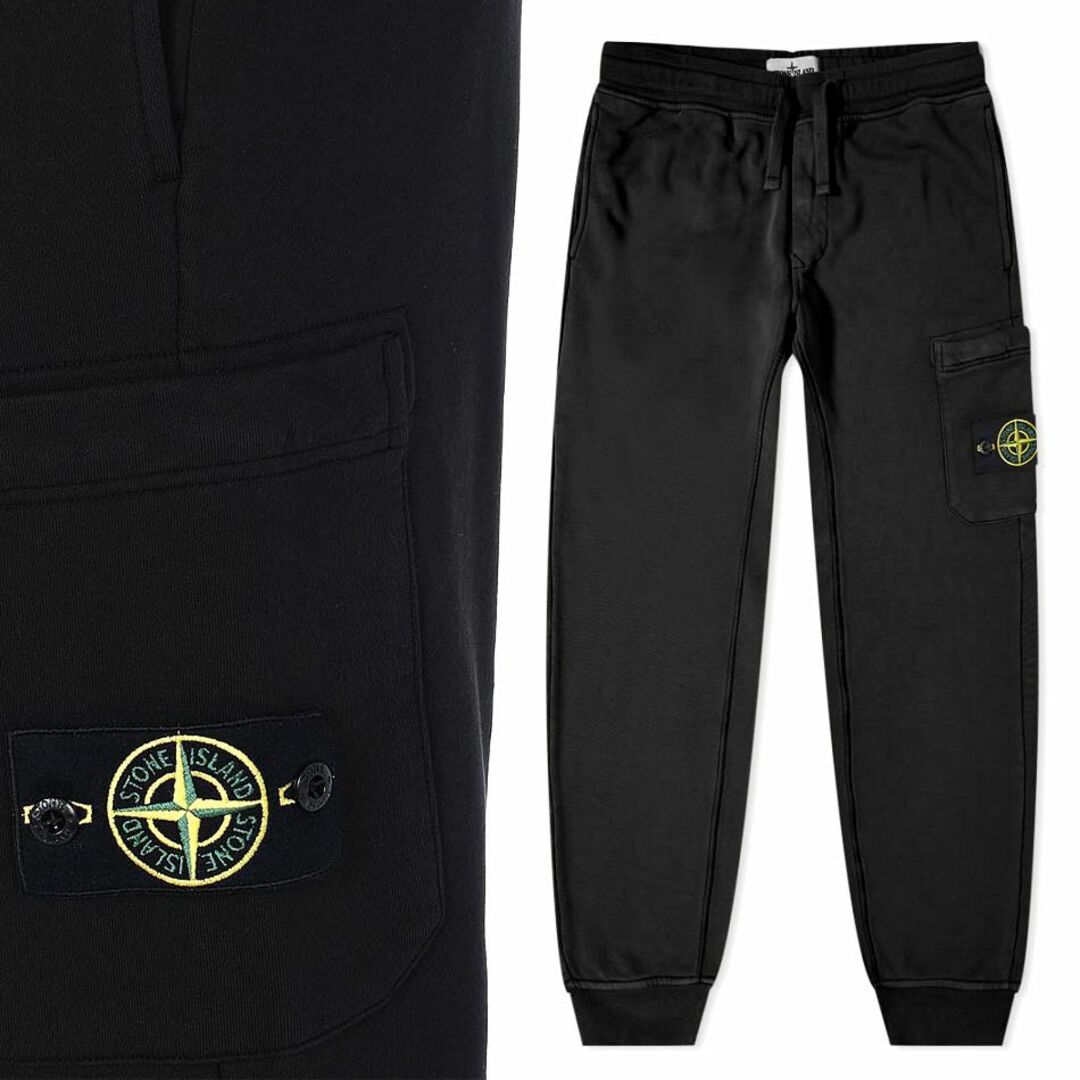 STONE ISLAND   5 STONE ISLAND  ブラック スウェットパンツ