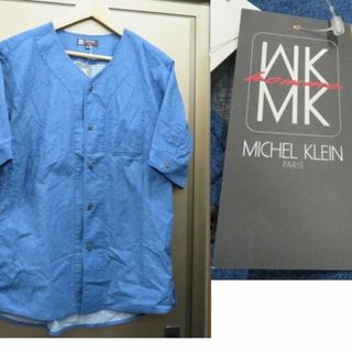 エムケーミッシェルクラン(MK MICHEL KLEIN)の新品　ミッシェルクラン　homme 　シャツ/48/コットン(シャツ)