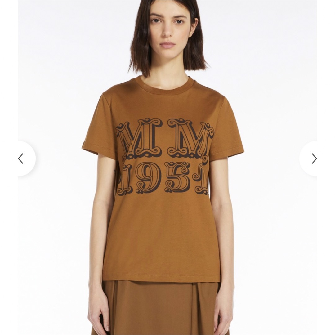 Max Mara(マックスマーラ)の新作　マックスマーラ　mincio  ロゴTシャツ レディースのトップス(Tシャツ(半袖/袖なし))の商品写真