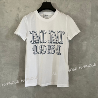 マックスマーラ(Max Mara)の新作　マックスマーラ　mincio  ロゴTシャツ(Tシャツ(半袖/袖なし))
