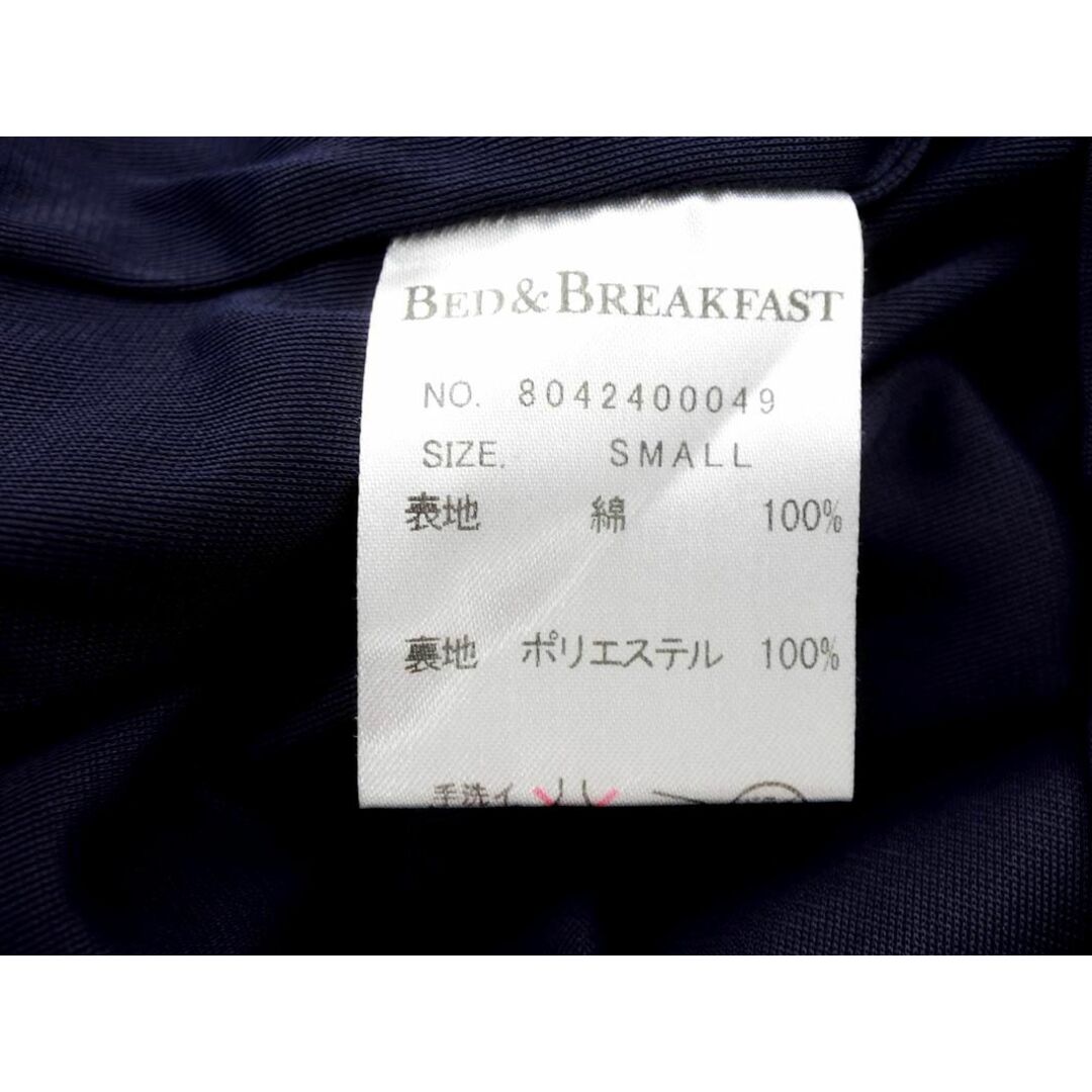 breakfast(ブレックファスト)のBED&BREAKFAST ベッドアンドブレックファスト Vネック ボーダー ノースリーブ ワンピース sizeS/紺 ■◆ レディース レディースのワンピース(ミニワンピース)の商品写真